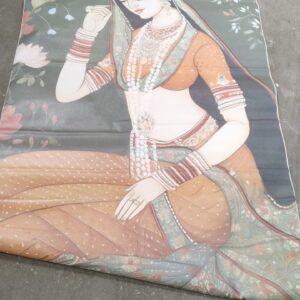 Multicolor Wallpaper Women Printed 2 Meter