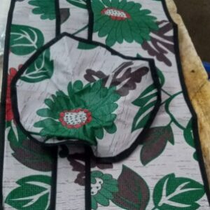 Green Printed Ceiling Fan Cover