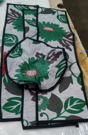 Green Printed Ceiling Fan Cover