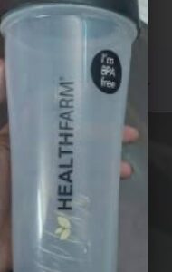 Health Farm Transparent Plastic Shaker Bottle 700Ml