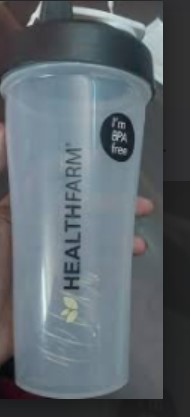 Health Farm Transparent Plastic Shaker Bottle 700Ml