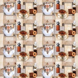 Royal Ace Creations Multicolor Design Wallpaper For Wall Set Of 2