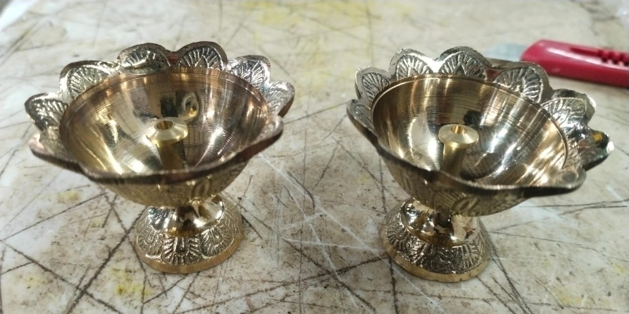 Diwali Devdas Deepak Diya Oil Lamp Pack Of 2