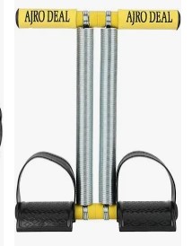 Ajro Deal Tummy Trimmer Stomach And Weight Loss Equipment Double Spring Black