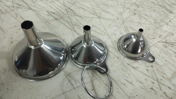 Norpro Stainless Steel Funnel Set 3Pieces