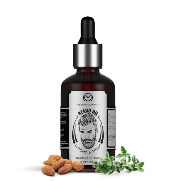 The Men Company Beard Oil Almond And Thyme 30 Ml