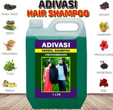 Adivasi Vishvambhari Hair Care Shampoo For Hair Fall Control 1Ltr