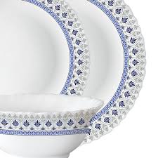 Larah By Borosil Ocean Dinner Set Of 20 Pieces