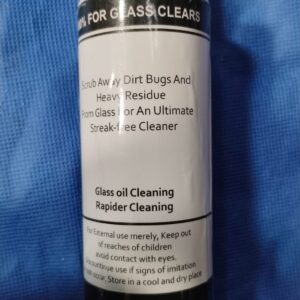 Glass Oil Rapider Cleaning Liquid 100Ml