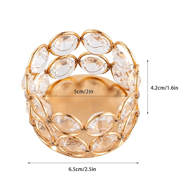 Crystal Tealight Candle Holders