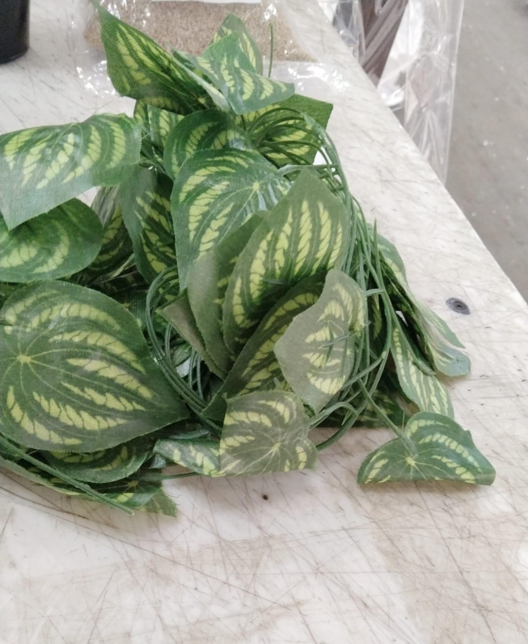 Green Color Artificial Leaf