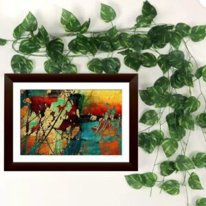 Artificial Green Leaf Hanging Money Plant Pack Of 2