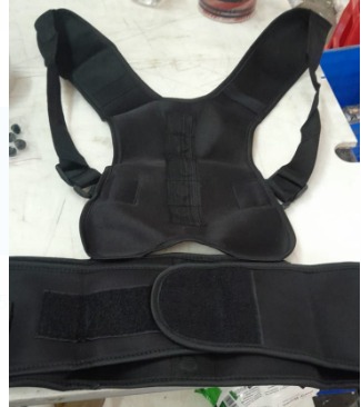 Back Brace Posture Corrector Back Support Belt Black