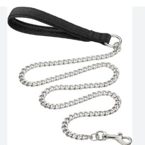 Dog Leash Chain With Padded Handle