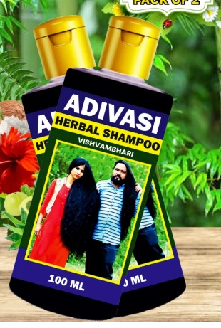 Adivasi Vishvambhari Herbal Hair Shampoo 100Ml Pack Of 2