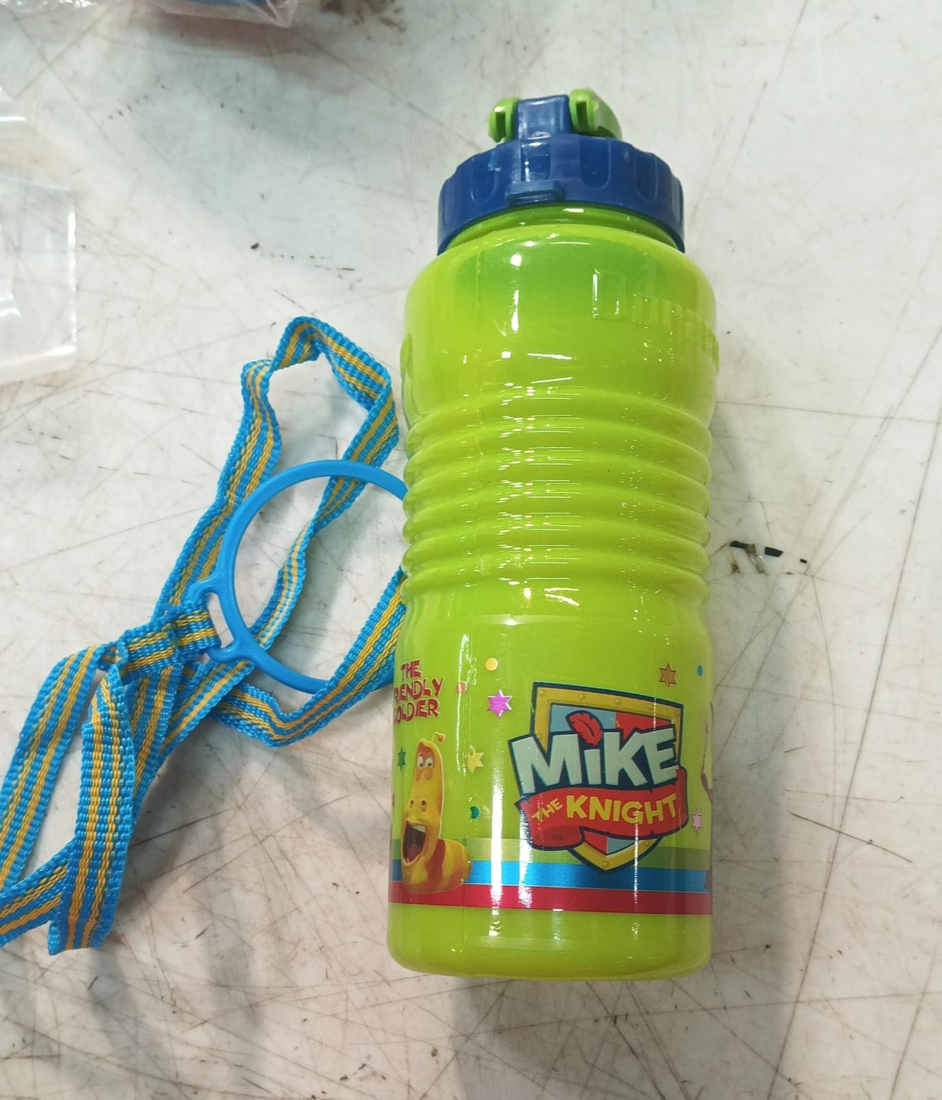 Green Colour School Water Bottle Plastic