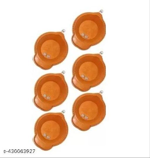 Led Water Diya Sensor Temple Office Home Diwali Decoration Pack Of 6