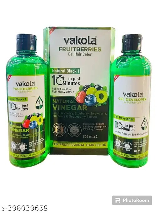 Vakola Fruit Vinegar Hair Gel Color 125Ml Pack Of 2