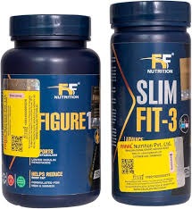 Ff Nutrition Combo Of Figure 1 Slim Fit3 Weight Loss Tablets For Men Women 90 Capsule
