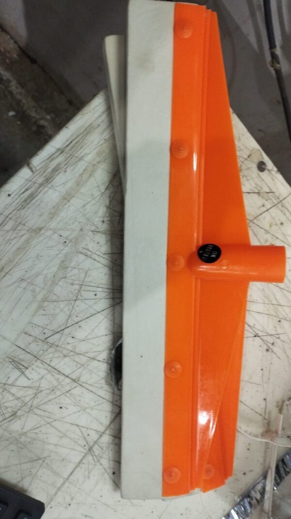 Plastic Wiper For FloorBathroom Without Handle Blade Orange Colour