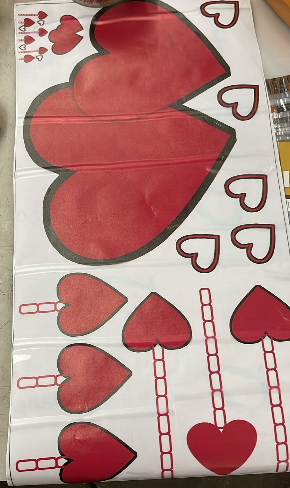 Heart Print Wall Sticker