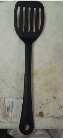 Black Plastic Spatula For The Kitchen
