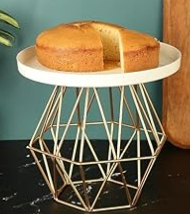 Decorative Metal Cake Stand Dessert Cupcake Pastry Display Plate