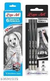 Artline Drawing Pencil Set Artline Black Charcoal Pencil Combo
