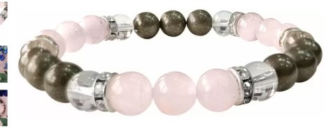 Crystal Agate Charm Bracelet