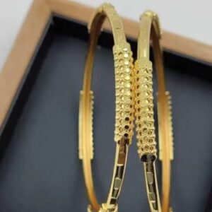Brass Gold plated Bangle Set Pack of 2
