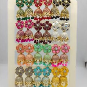 Jhumki Earrings Combo Pack of 12