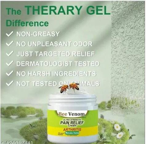 Private Label BEE VENOM PAIN RELIEF CREAM 50GM