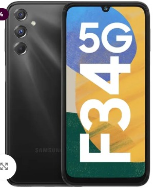 SAMSUNG Galaxy F34 5G Electric Black 128 GB 6 GB RAM