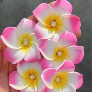 Fancy Women Pink Color Artificial Floral Hair Accessories Hair Accessories Flower Jwellery Juda ka Phool