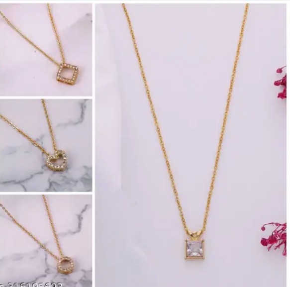 Shimmering Beautiful Necklace Combo For Women And Girls By Jeps