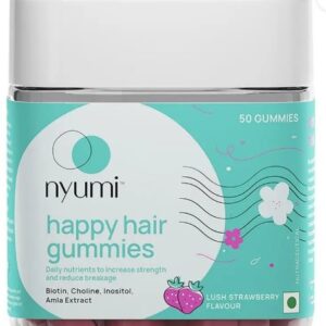 Nyumi Biotin Gummies for Growth Shinier Hair Clinically Proven 50 No