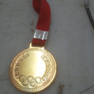 Stainless Steel Golden Printed Medal