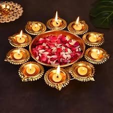 Golden Color Urli Diya