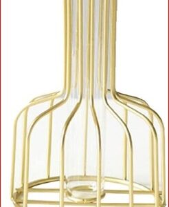 Flower Vase With Iron Art Frame Metal Flower Vase Test Tube