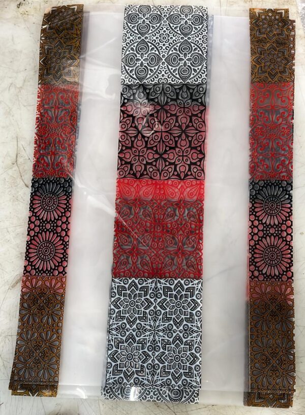 Pvc Designer Table Placemats Pack Of 3 Multicolour
