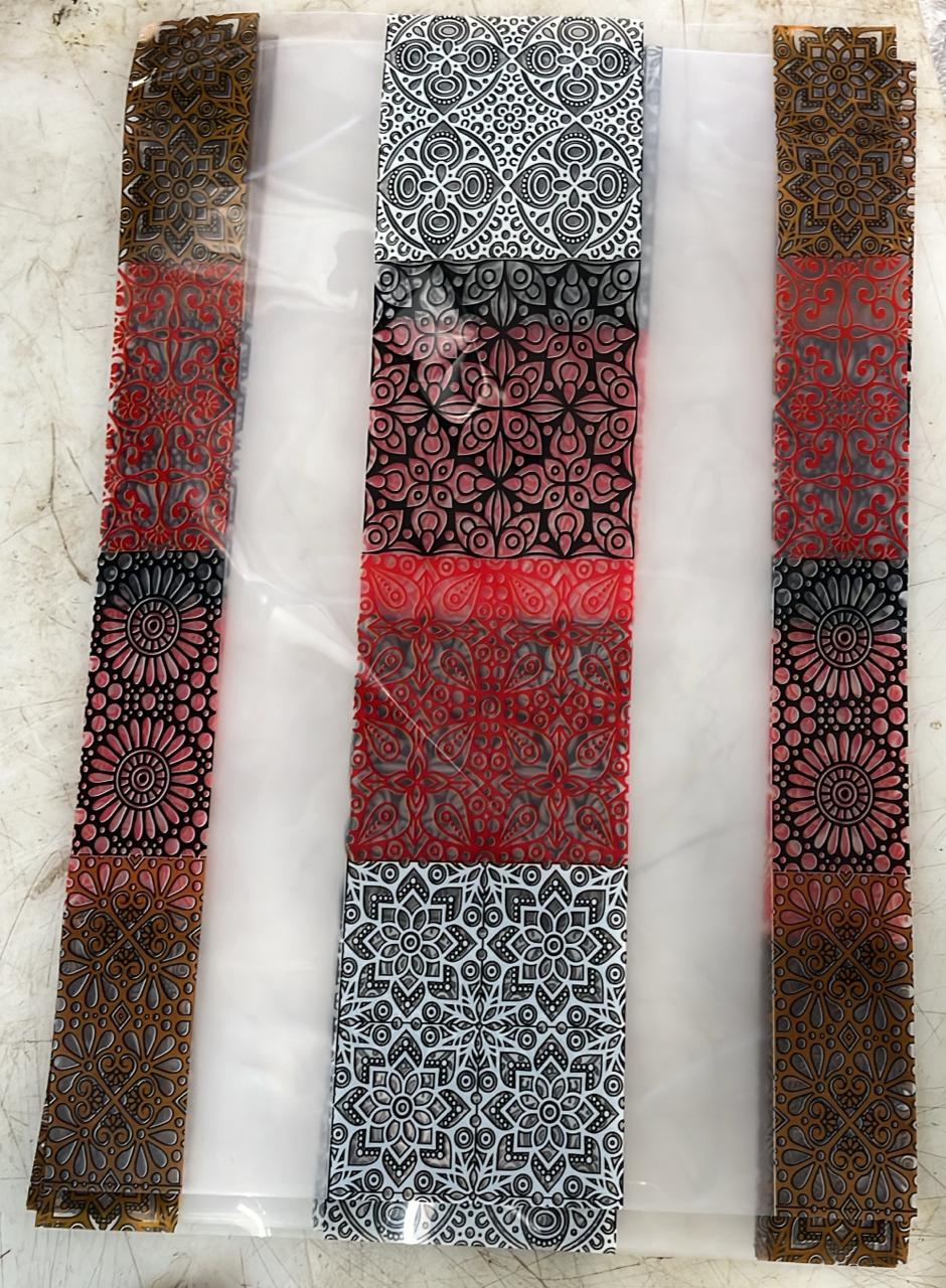Pvc Designer Table Placemats Pack Of 3 Multicolour