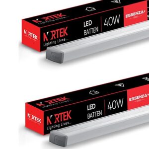 Nortek Essenza 40 Watt Led Tube Lights For Home Cool White Pack Of 2 Without Well Holder