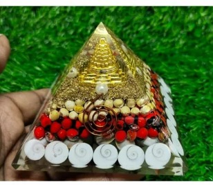 Natural Sphatik Shree Yantra For Puja Crystal Shri Sumeru Shree Yantra Pack Of 2