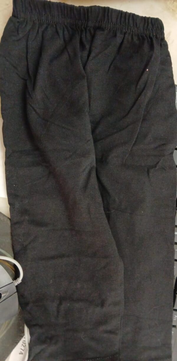 Kids Track Pant Colour Black Size 1 To 2 Yrs