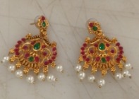 Gold Plated Multicolor Earrings