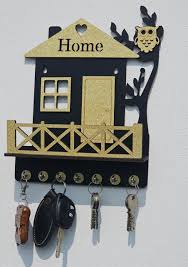 Home Decor Wooden Key Stand For Wall