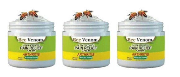 Bee Venom Pain Relief Cream 50G Pack Of 3