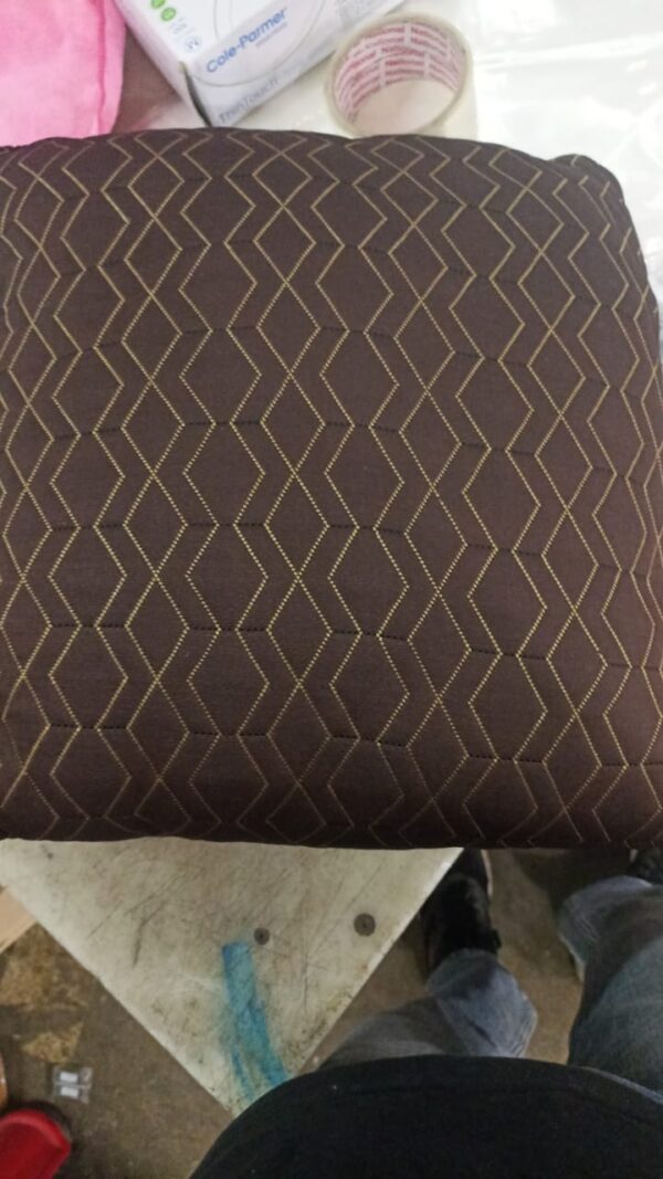 Brown Printed Pillow 12X12 Inch