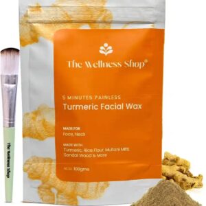 The Wellness Shop Turmeric Facial Wax 100Gm