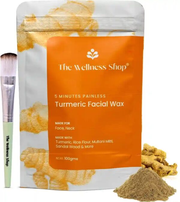 The Wellness Shop Turmeric Facial Wax 100Gm